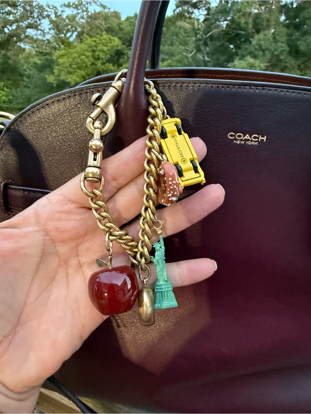 Authentic Coach Empire 40 with charms- BNNU - Picture 3 of 12